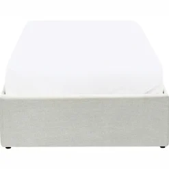 Beliani DINAN - Eenpersoonsbed - Lichtbeige - 90 x 200 cm - Polyester Hot