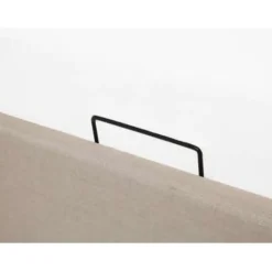 Beliani DINAN - Tweepersoonsbed - Beige - 180 x 200 cm - Polyester Online