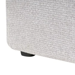 Beliani DINAN - Tweepersoonsbed - Lichtgrijs - 160 x 200 cm - Polyester