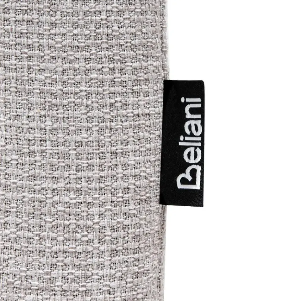 Beliani DINAN - Tweepersoonsbed - Lichtgrijs - 160 x 200 cm - Polyester