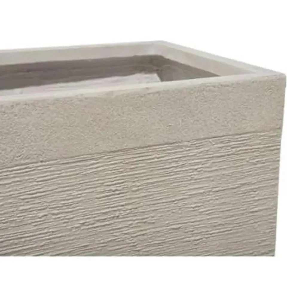 Beliani DION - Bloempot - Lichtbeige - Klei-vezelmengsel Online