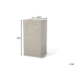 Beliani DION - Plantenbak - Lichtbeige - 40 cm - Klei-vezelmengsel Outlet