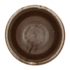 DK Design Bloempot Brown Glaze - taupe - D21 x H24 cm - glanzend Discount