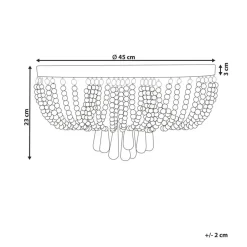 Beliani DORNAS - Kroonluchter - Zilver - Ijzer Discount