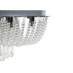 Beliani DORNAS - Kroonluchter - Zilver - Ijzer Discount