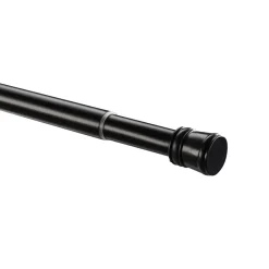 ACAZA Douche Gordijnstang XL, aanpasbaar van 140 tot 260 cm, zelfklemmend, zwart Outlet