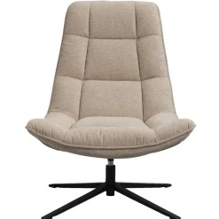 Leen Bakker Draaifauteuil Emily - zand Outlet