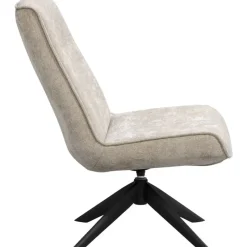Leen Bakker Draaifauteuil Nora - taupe Outlet