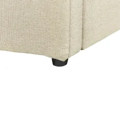 Beliani DREUX - Bed met opbergruimte - Beige - 160 x 200 cm - Polyester New