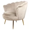 DS4U - Feliz fauteuil velvet champagne/taupe New
