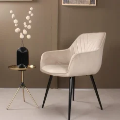 DS4U - Gaby armstoel velvet champagne Discount