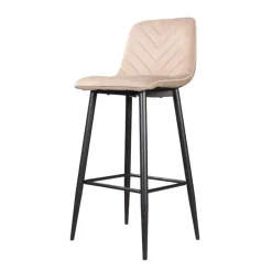 DS4U - Gaby barkruk velvet 75 cm 2.0 - champagne Outlet