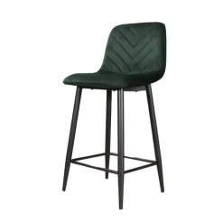 DS4U - Gaby barkruk velvet 65 cm 2.0 - groen Sale