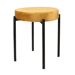 DS4U - Mika velvet kruk goud Clearance