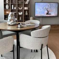 DS4U - Mira eetkamerstoel boucle - beige Discount