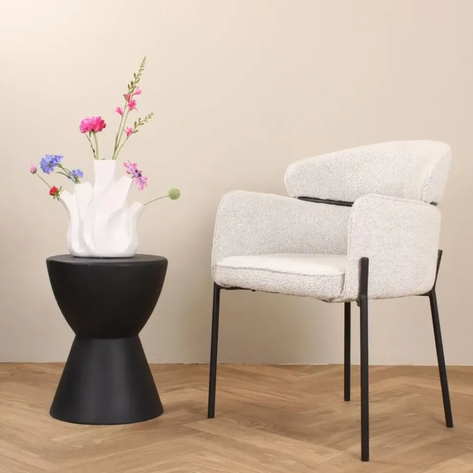 DS4U - Mira eetkamerstoel boucle - beige Discount