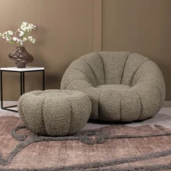 DS4U - Olivia DLX fauteuil teddy - groen Best