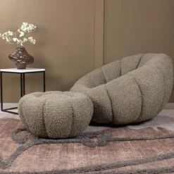 DS4U - Olivia DLX fauteuil teddy - groen Best