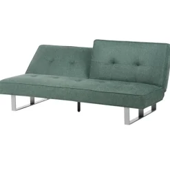 Beliani DUBLIN - Slaapbank 3-zits - Groen - Polyester Discount