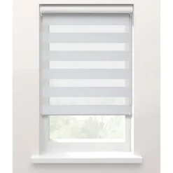 Leen Bakker Duo rolgordijn Larisa lichtdoorlatend - wit (10031) New