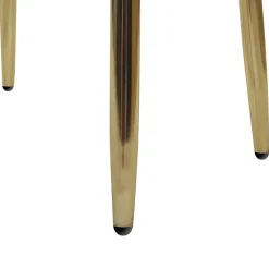 Beliani DURHAM - Hocker - Grijs - Fluweel Online