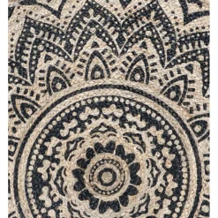 Dutch Lifestyle - Jute - Vloerkleed - 150x150 cm - Grijs Discount