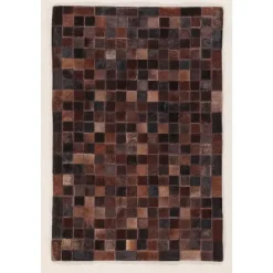 Dutch Lifestyle - Leder - Vloerkleed - 160x230cm - Bruin New