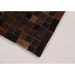 Dutch Lifestyle - Leder - Vloerkleed - 160x230cm - Bruin New