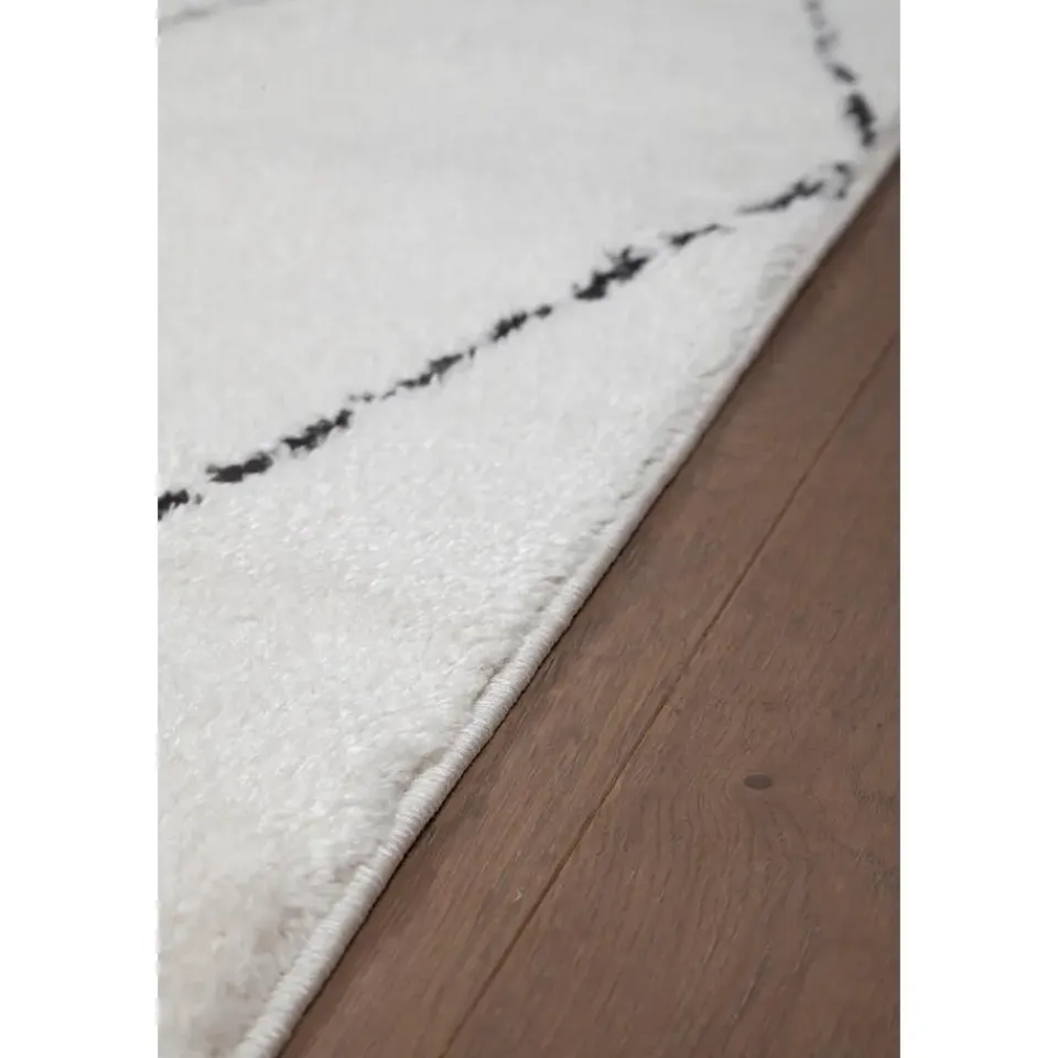 Dutch Lifestyle - Polyester - Vloerkleed - 230x160cm - Wit Clearance