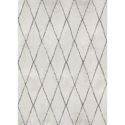 Dutch Lifestyle - Polyester - Vloerkleed - 230x160cm - Wit Clearance