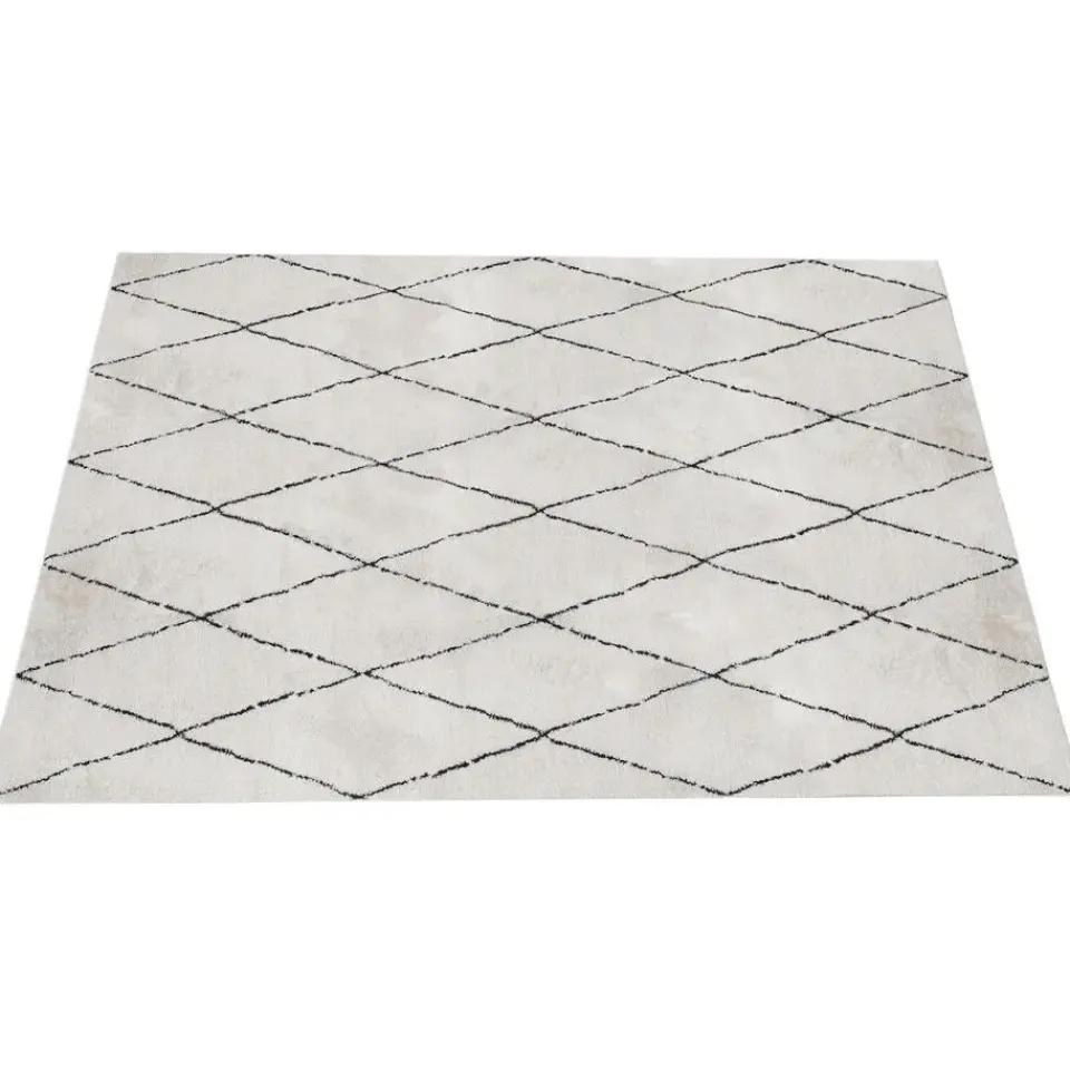 Dutch Lifestyle - Polyester - Vloerkleed - 230x160cm - Wit Clearance