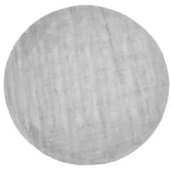 Dutch Lifestyle - Viscose - Vloerkleed - 195cm rond - Grijs Sale