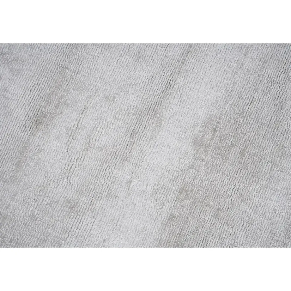 Dutch Lifestyle - Viscose - Vloerkleed - 195cm rond - Grijs Sale