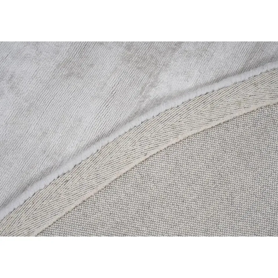 Dutch Lifestyle - Viscose - Vloerkleed - 195cm rond - Grijs Sale