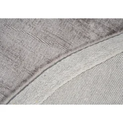 Dutch Lifestyle - Viscose - Vloerkleed - 195cm rond - Grijs Clearance