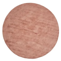 Dutch Lifestyle - Viscose - Vloerkleed - 195cm rond - Rood Clearance