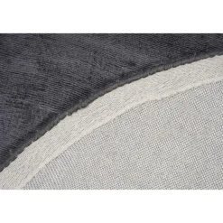 Dutch Lifestyle - Viscose - Vloerkleed - 115cm rond - Grijs Online