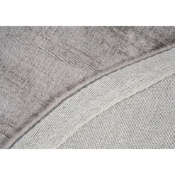 Dutch Lifestyle - Viscose - Vloerkleed - 115cm rond - Grijs Best
