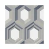 Dutch Wallcoverings - Galactik retro grijs/blauw - 0,53x10,05m Clearance
