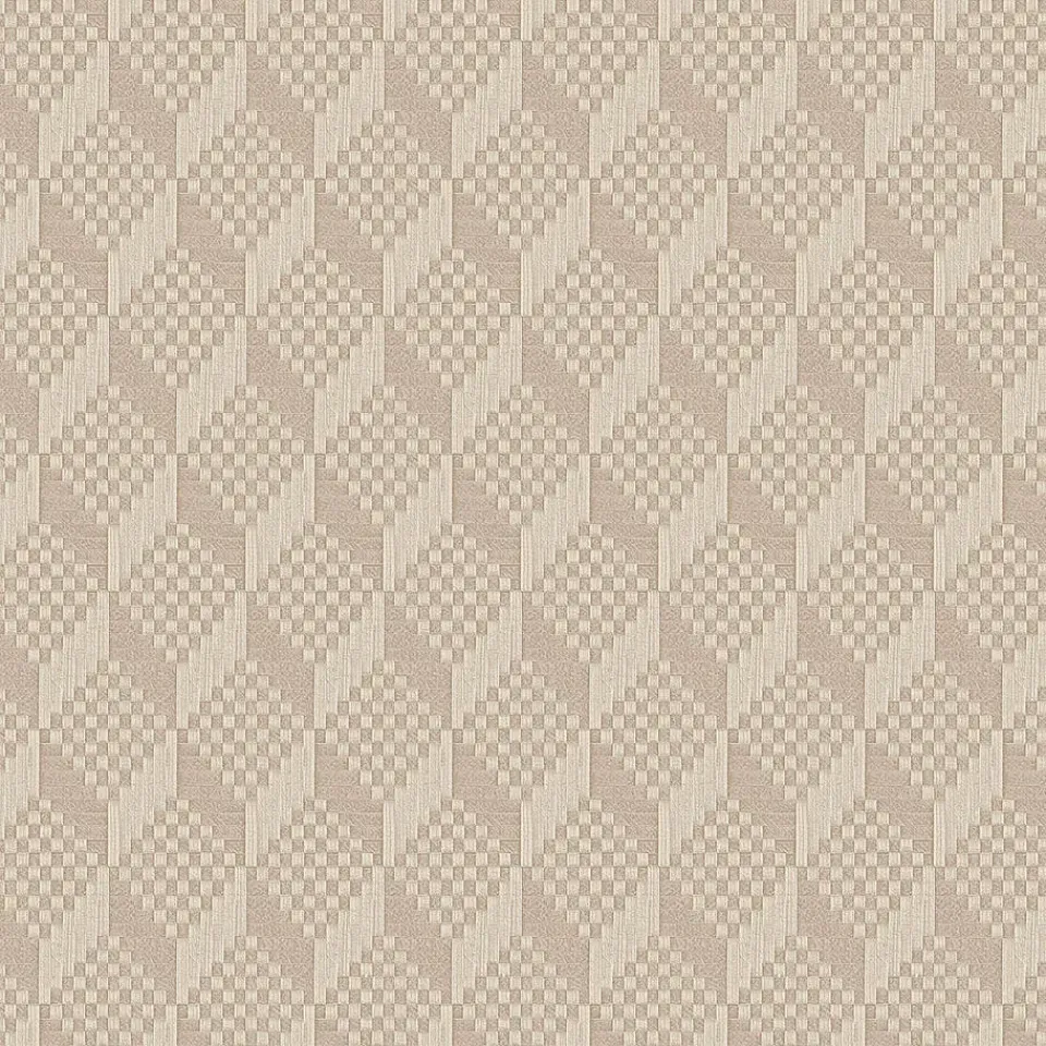 Dutch Wallcoverings - Grace 3d stitched cube beige - GR322305 Best