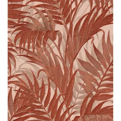 Dutch Wallcoverings - Grace Tropical palm leaf orange/beige - GR322107 Discount