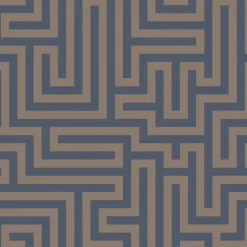 Dutch Wallcoverings - Indulgence Maze navy - 0,53x10,05m Online