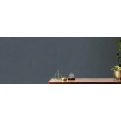 Dutch Wallcoverings - Onyx uni antraciet - 0,53x10,05m Best