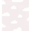 Dutch Wallcoverings behang - My Kingdom Clouds roze/wit - 0.53x10,05m Outlet