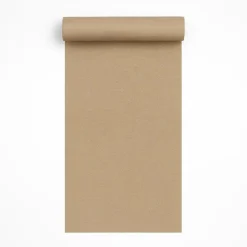 Dutch Wallcoverings Vliesbehang Linen & Textures uni - bruin - 10,05m x 53cm