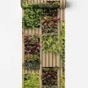 Dutch Wallcoverings Vliesbehang Artifice planken/planten - beige/grn - 10mx53cm