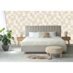 Dutch Wallcoverings Vliesbehang Renaissance textured loom - beige - 10m x 53cm New