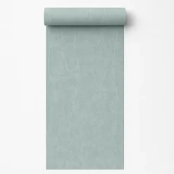 Dutch Wallcoverings Vliesbehang Renaissance watermarked fabric - aqua - 10mx53cm Online