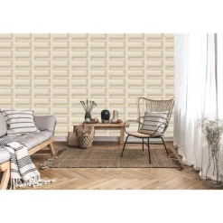 Dutch Wallcoverings Vliesbehang Renaissance Grecian key - beige - 10,05m x 53cm Best