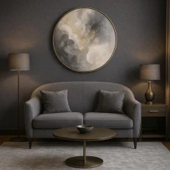 Dutch Wallcoverings Vliesbehang Linen & Textures uni - bruin - 10,05m x 53cm Online